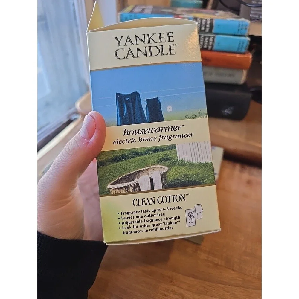 Yankee Candle Housewarmer Electric Home Fragrance Clean Cotton Discontinued